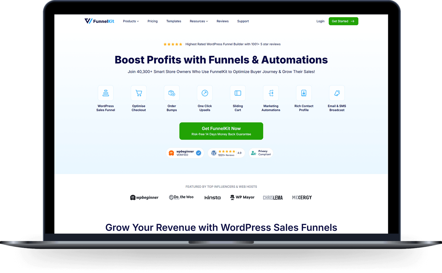 Website Design of FunnelKit