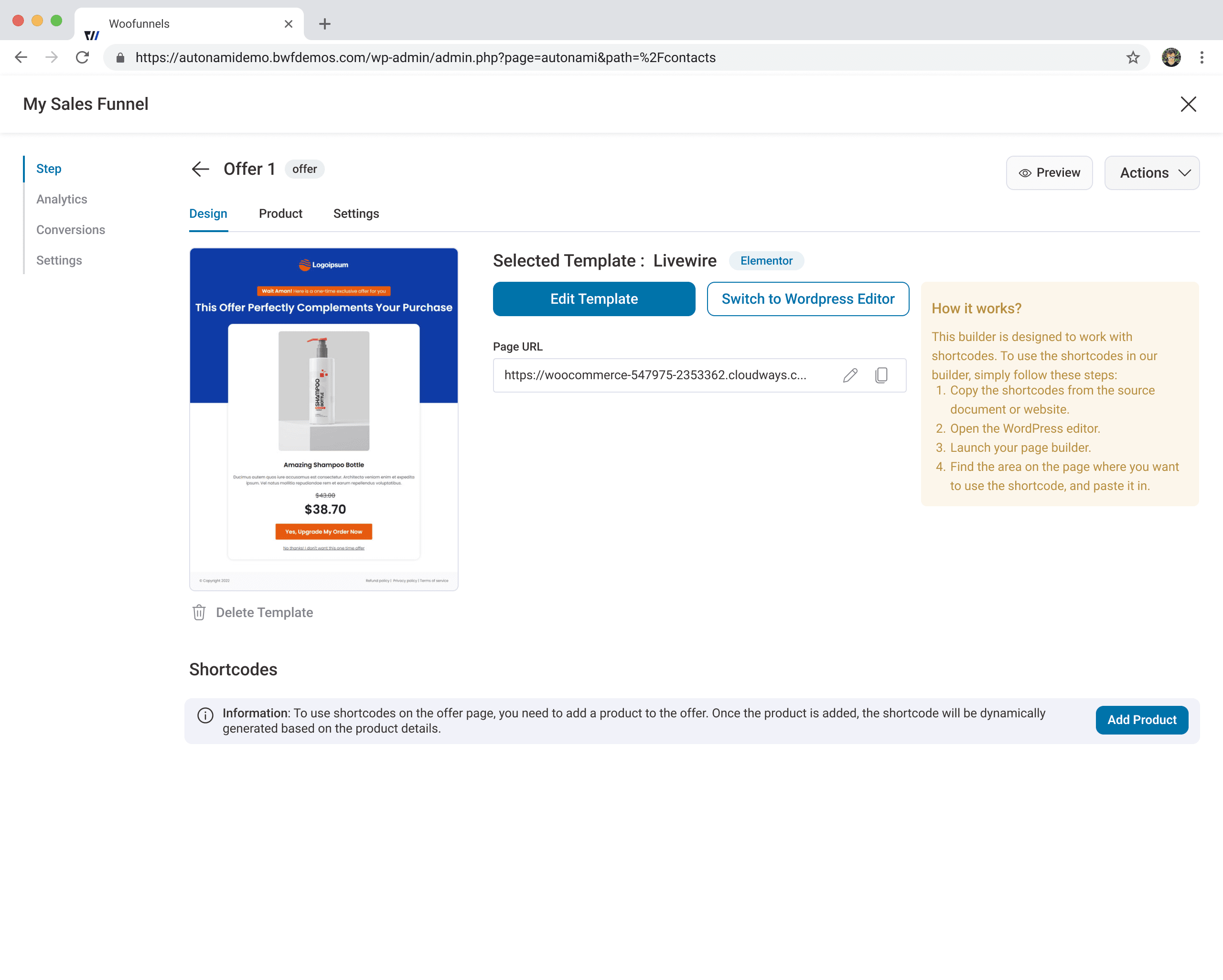 Final design screen 3