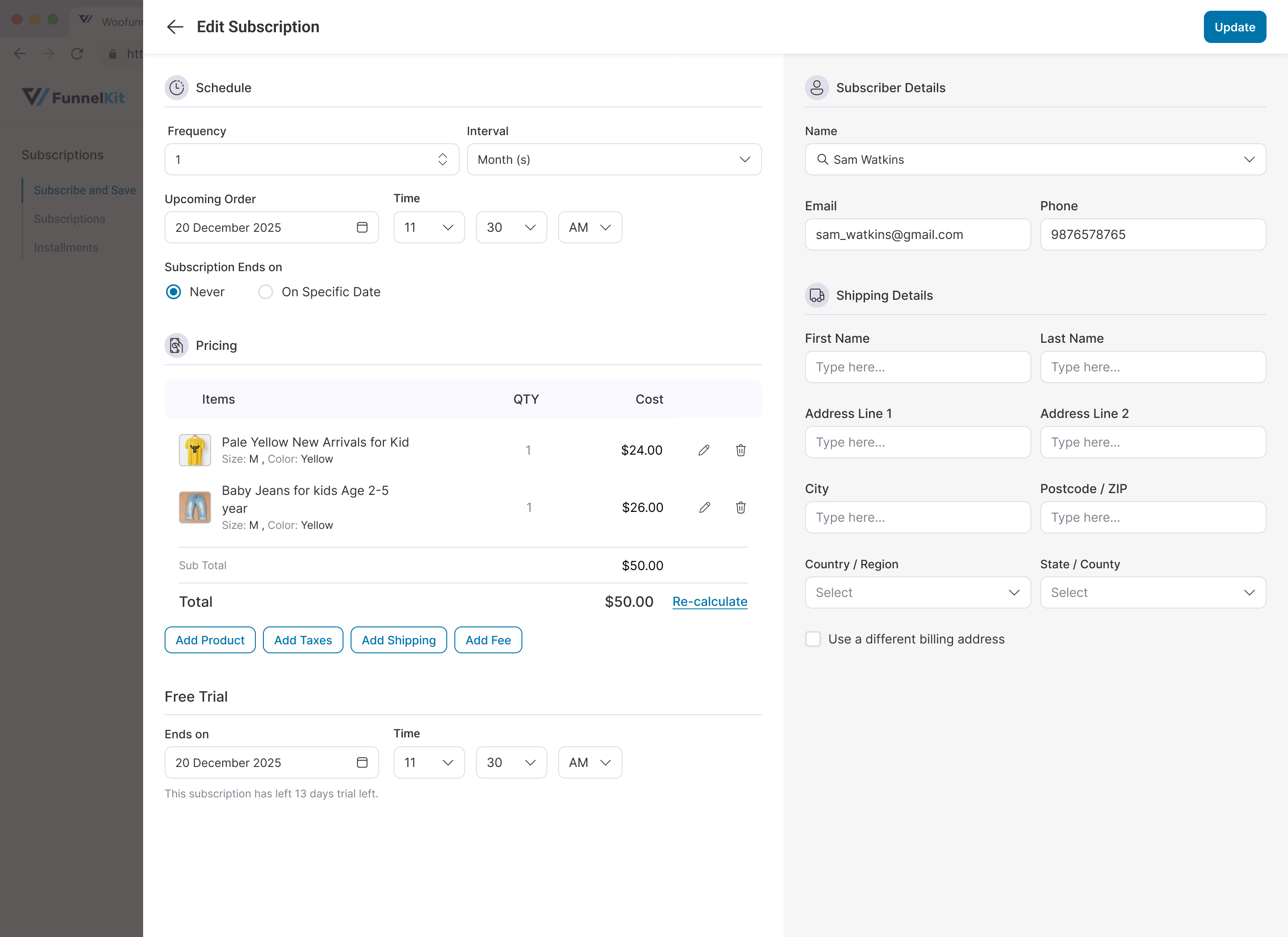 Final design screen 2